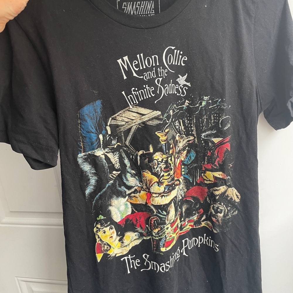 The 'Mellon Collie and the Infinite Sadness' Graphic Tee - Black